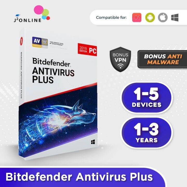 Genuine Bitdefender Antivirus 2022 Original Code Lazada PH
