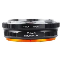 Kf อะแดปเตอร์ปรับรูรับแสง Pro สำหรับเลนส์ Fd ถึง4/3 Mft G3 Om D E M10 Bmpcc