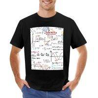 Mathematics Formulas Numbers T-Shirt T-Shirts Man Animal Print Shirt For Men T Shirt