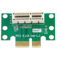 daoj MALL PCI-E PCI อะแดปเตอร์ X1ด่วน Riser Card PCI E PCIe X1เป็น X1ช่องแปลงการ์ด90องศาสำหรับ1U เซิร์ฟเวอร์