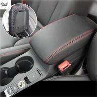 Free Shipping High Quality 1Pc For Audi A3 Q3 2013-2018 PU Leather Armrest Box Protection Cover Car Accessories