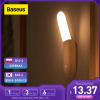 Baseus PIR LED Motion Sensor Light Y-Shape Aisle Light Magnetic Bedside Emergency Night Light Closet Wardrobe Stairs 0.5W USB