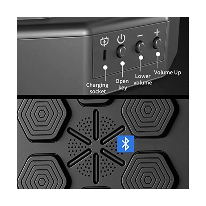 Electronic Music Boxing Pad,Wall Mounted Boxing Machine, Portable Music