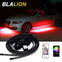 RGB Car Underglow Light 12V LED Ambient Light Bar APPRemote Control Car Chassis Underbody Decorative Lamp Auto Atmosphere Light