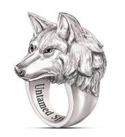 Mens Finger Rings Wolf