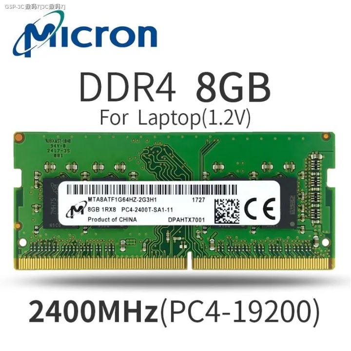 COTTON Micron DDR4 8GB 2400MHz Laptop Memory RAM 2400mhz Memoria260pin