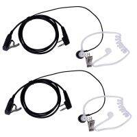 2X 2 Pin Covert Acoustic Air Tube Mic Microphone Earphone Earbud Headset Earpiece Headphone For Kenwood Baofeng