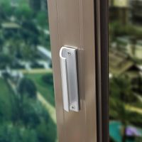 Aluminum Alloy Door Handle V-shaped Small Handle Solid Wood Sliding Door  Metal High-strength Handle For Cabinet Door  Balcony Door Hardware