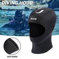 Underwater Fishing Equipment 3MM Neoprene Swimming Caps Kitesurf Windsurf Hats Hunting Snorkeling Scuba Pool Diving Swimming Cap Swim Caps