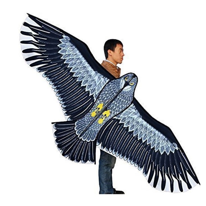 new-toys-1-8m-power-brand-huge-eagle-kite-with-string-and-handle-novelty-toy-kites-eagles-large-flying