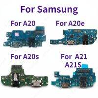 สำหรับ Samsung ชาร์จพอร์ตกาแลคซี A20ดั้งเดิม A20S A21 A21S บอร์ดซ่อมโทรศัพท์มือถือแท่นวาง Pcb แผ่นโค้งงอขั้วต่อ Usb อะไหล่