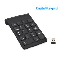 Lefon Wireless Keyboard Mini Digital Number Numeric Keypad Accounting Bank 18 Keys Keypad Mouse Set For Laptop PC Notebook