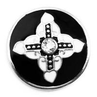 ☜❄♘ MN3018 CROSS metal snap button for bracelet fit 18mm 20mm snaps