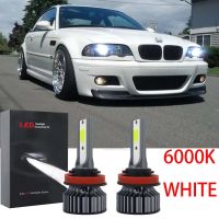 New หลอดไฟหน้ารถยนต์ LED 6000K 6000K สําหรับ BMW E46 ปี 1998 ถึง 2005 2 ชิ้น