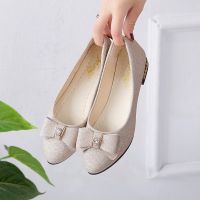 Ready Stock Women Single Shoes Bow Comfortable Flat Shoe Ladies Lazy Kasut