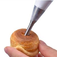 ✕❉☜ Lot 1PC Cream Icing Piping Nozzle Tip Stainless Steel Cupcake Puff Injection Russian Syringe Puff Nozzle Tip Pastry Tool