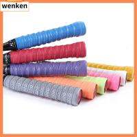 WENKEN 4pcs คันเบ็ดตกปลา ที่จับแบบโอเวอร์กริป เทปพันสายไฟ สายรัดข้อมือ กันลื่น ไม้แบดมินตันแบดมินตัน แถบกันเหงื่อ