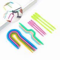 ❣ Plastic Knitting Cable Needle Smooth U Crochet Hook L Needles Markers Weaving Needle Clip DIY Handmade Sewing Tools Supplies