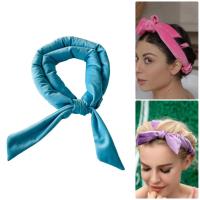 Heatless Curling Rod Headband No Heat Curlers ผมลูกกลิ้งผมขี้เกียจ Sleeping Soft Curl Headband DIY เครื่องมือจัดแต่งทรงผม-JeKEOPW