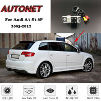 AUTONET HD Night Vision Backup Rear View camera or Bracket For Audi A3 S3 8P 2003-2012 3D 5D License Plate camera