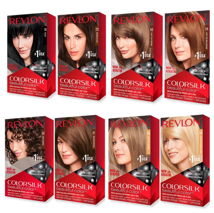 Thuốc nhuộm tóc Revlon Colorsilk Mỹ - Có Nhiều Màu (10 20 27 30 31 32 33 40  41 42 46 47 54) 