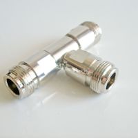 1Pcs N Tee type adapter N female to dual N female 3 way connector RF long version adapter