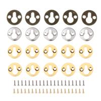 10pcs/lot 25mm Round Photo Frame Hooks Hanging Picture Painting Mirror Zinc Alloy Gold/Silver/Bronze w/screws Hanger Wall Holder