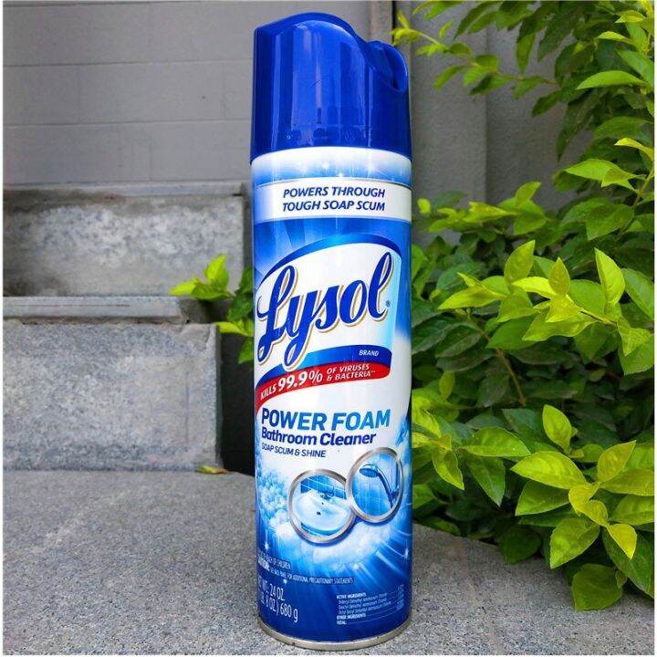 disinfectant spray Lysol Power Foam Bathroom Aerosol Remover Foaming