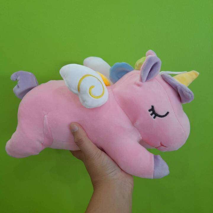 ตุ๊กตา-ม้ายูนิคอน-ปีกนางฟ้า-33cm-พร้อมส่งในไทย