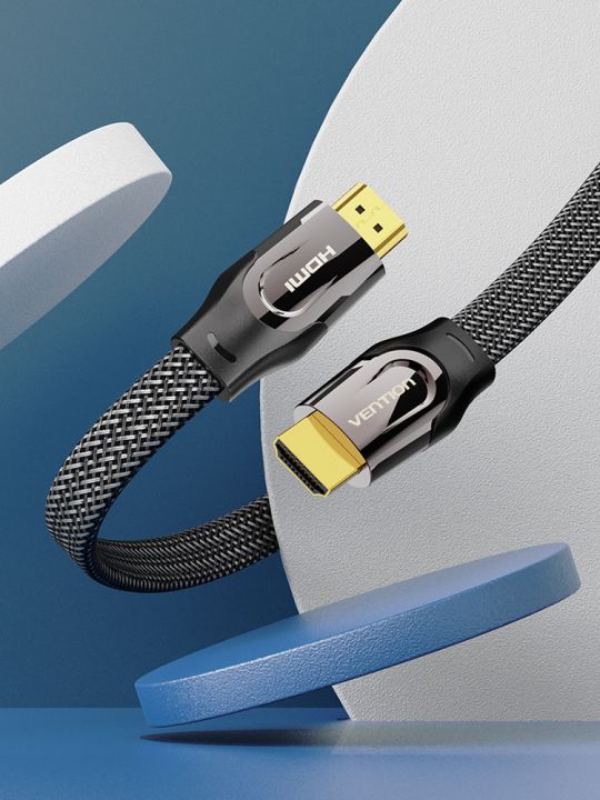 vention-nylon-braided-4k-flat-hdmi-cable-สาย-hdmi-แบบแบน-หุ้มด้วยไนล่อนถักแข็งแรง-เหมาะกับการใช้งานหนัก-รองรับวีดีโอ-4k-60hz