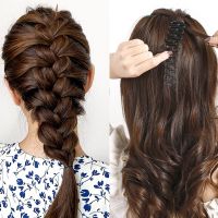 【YF】 Women Hair Braid Tool Holder Clip Wave Braiding Weave Braider Roller Twist Styling Accessories