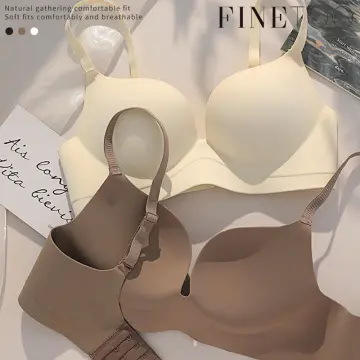 FINETOO 1/2 Cup A B Cup Push Up Bra Girls Women Small Breast Bras Soft  Wireless Bralette Breathable Underwear Colorful Cute Bras Female Lingerie  2021