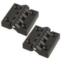 2X Hinge for Barrier, Ball Bearing, Plastic, Robust, 40 x 40 mm