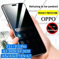 ฟิล์มป้องกันการแอบมอง OPPO A9 2020 ฟิล์มกระจกกันเสือก Tempered Glass Privacy ฟิล์มกระจกนิรภัย เต็มจอ กาวเต็ม ฟิล์มกันกระแทก [ส่งจาทไทย]