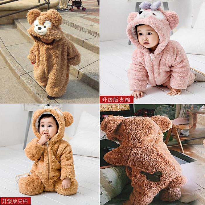 ready-sprg-and-autumn-thickened-baby-bear-one-piece-clot-duffy-bear-th-men-and-women-ildrens-crawlg-jamas