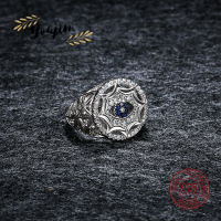 New Luxury 925 Silver Women Pig Nose Devil Eye Zircon Ring Fashion Trend Monaco Exquisite Jewelry Gift