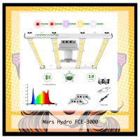 (รุ่นใหม่ 2021) ไฟปลูกต้นไม้ Mars Hydro ไฟLED ปลูกต้นไม้ Marshydro FC-E3000 300W 4 Bars Full Spectrum Grow Light ไฟปลูกต้นไม้ รุ่นใหม่ ประหยัดและดี FC-E 3000 Grow light