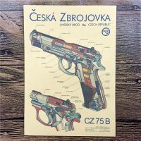 สติกเกอร์ติดผนังตกแต่งบ้าน XQ-040ตามสมัยนิยม "CESKA ZBROJOVKA" Cuadros Art Painting สำหรับตกแต่งห้องนั่งเล่น42X30 Cm