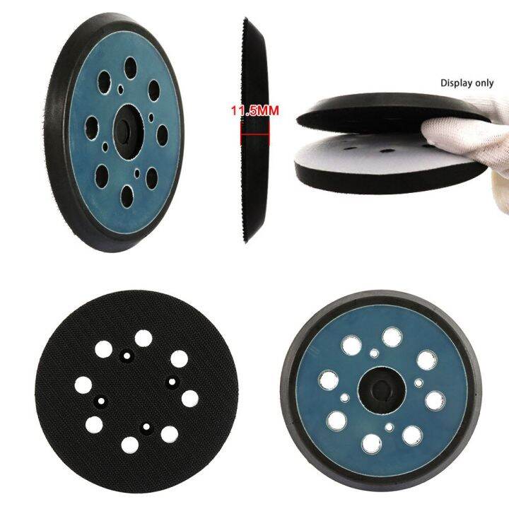 5-inch-8-holes-125mm-hook-loop-sanding-backing-pad-electric-makita-orbital-sander-disk-discs-porter-cable-backup-stick-on-pad-cleaning-tools