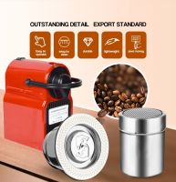 【YF】 Aço inoxidável cápsula recarregáveis para Nespresso pods reutilizáveis Espresso Cafe reargables versão creme