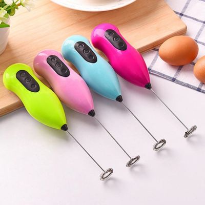 ☽❐□ Electric Hand-held Egg Beater Hot Drink Milk Coffee Frother Foamer Whisk Mixer