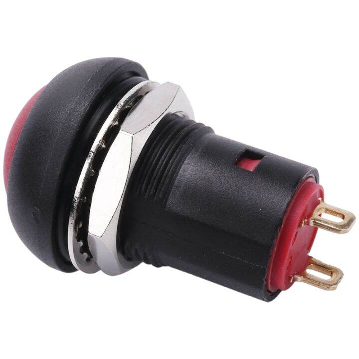 On Off Latching Waterproof 12mm Push Button Switch Spst 2a Ip67