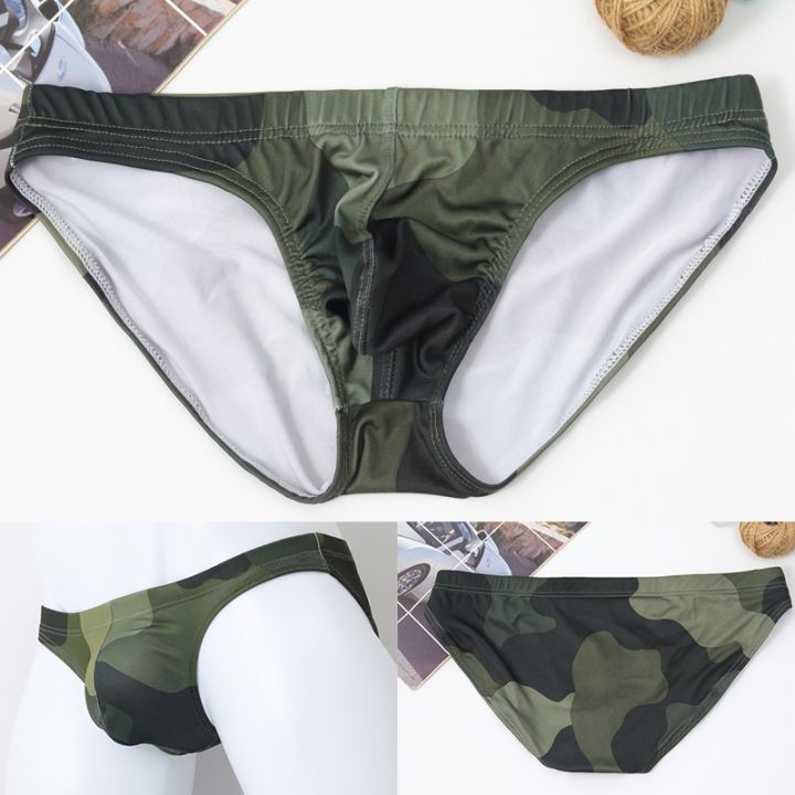 wrist-watch-men-camouflage-briefs-fashion-low-waist-breathable-seamless-male-underpants-intimates-silk-panties