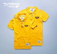 Rudedog เสื้อโปโลชาย รุ่น Wing สีเหลือง (ราคาต่อตัว)