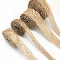 [HOT YUKXKLJWHJKG 578]ริบบอน Jute Burlap วินเทจธรรมชาติ5ม. 10ม.,ทำมือสายเข็มขัดแต่งงานดอกไม้5BB5411งานฝีมือของตกแต่งงานแต่งงาน