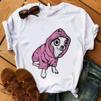 Funny Dog Design Lovely Girl T-shirt Femme Harajuku T Shirt Women Chihuahua Lover Print Women TShirt 90s Graphic T-shirt Women Top Tees 8ZU8