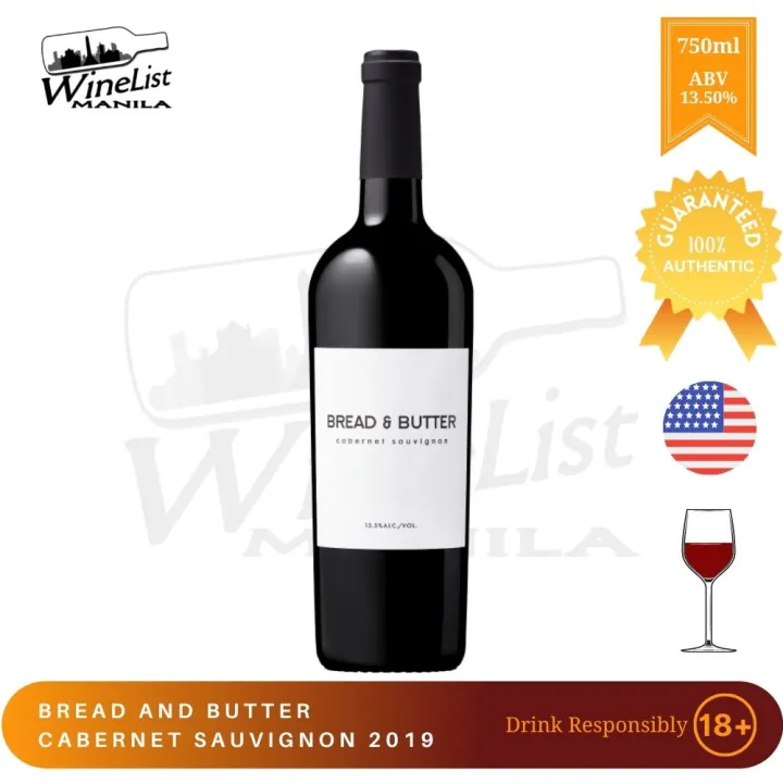 Bread And Butter Cabernet Sauvignon Nappa Valley California Usa Red Wine 750ml Lazada Ph