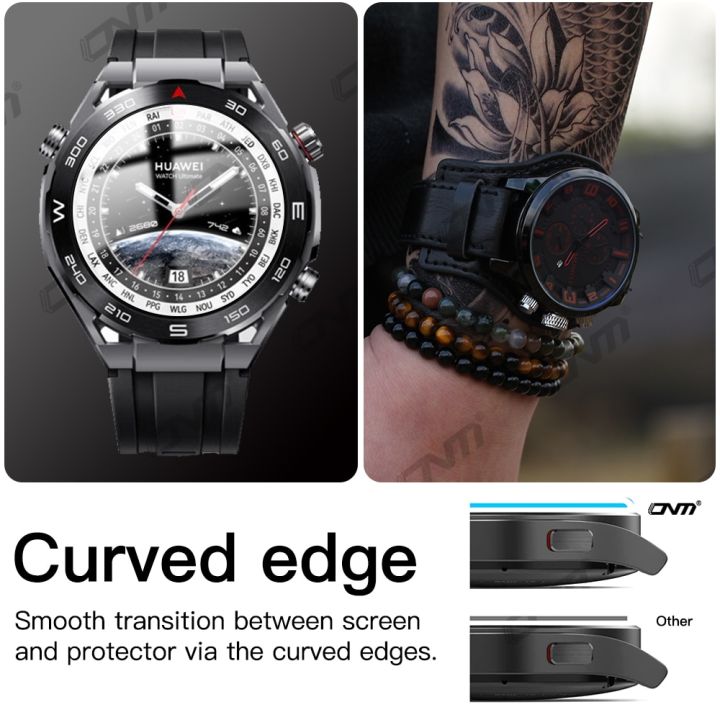 9h-premium-tempered-glass-for-huawei-watch-ultimate-smart-watch-screen-protector-for-huawei-ultimate-protective-film-accessorie-wall-stickers-decals