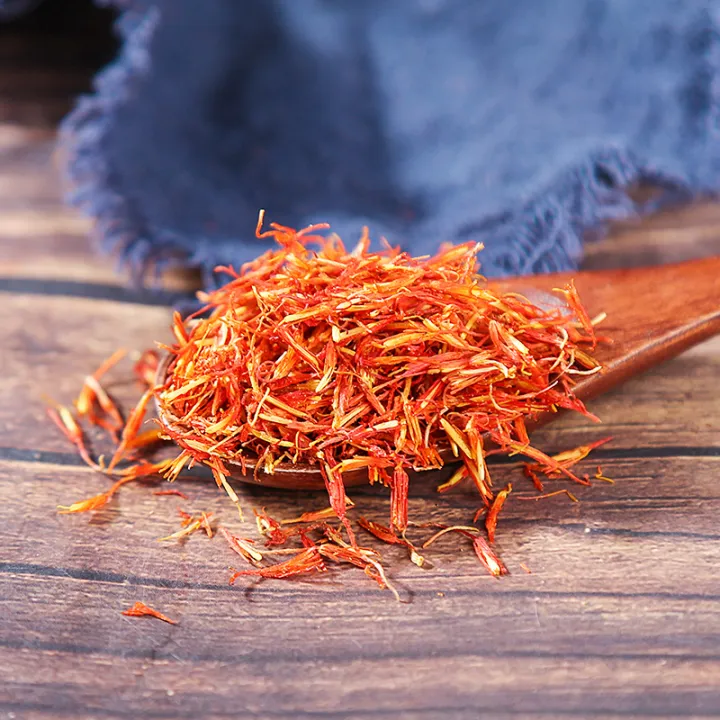 Xinjiang genuine safflower saffron tea wormwood herbal medicine bulk safflower 500g postage foot