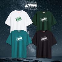 [S-5XL]Grandness เสื้อยืด Oversize ลายกราฟิก รุ่น OV199-202 ( สีขาว/สีเขียวใบไม้/สีเขียวทะเล/สีดำ )